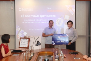  Chương trình bốc thăm khách hàng hoàn thành phiếu ý kiến đánh giá Quý II/2020