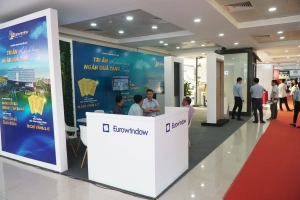  Eurowindow gây ấn tượng với khách hàng tại Triển lãm Giới thiệu vật liệu xây dựng tái chế và vật liệu xây dựng mới