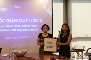  Chương trình bốc thăm và trao thưởng cho khách hàng hoàn thành phiếu ý kiến đánh giá quý I/2018