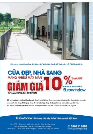  Chương trình khuyến mãi “CỬA ĐẸP – NHÀ SANG – MANG NHIỀU MAY MẮN”