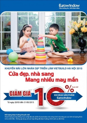  Thể lệ chương trình Khuyến mãi nhân dịp Triển lãm VietBuild Hà Nội 2015
