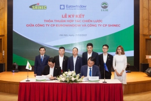  Eurowindow và Shinec hợp tác chiến lược, phát triển công trình xanh tại Việt Nam