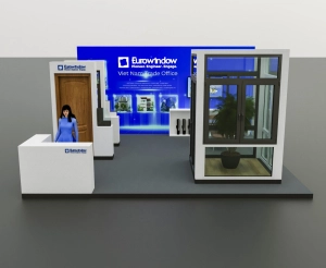  EUROWINDOW TRƯNG BÀY SẢN PHẨM TẠI TRIỂN LÃM CÔNG NGHIỆP XÂY DỰNG QUỐC TẾ CAMPUCHIA 2023
