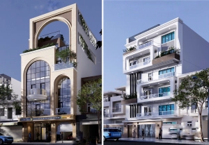  Vách kính uốn vòm thông tầng – Điểm nhấn kiến trúc dẫn đầu xu thế hiện đại