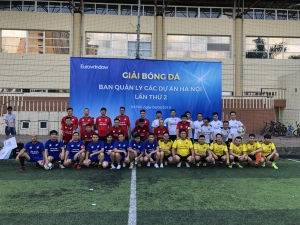  Khai mạc giải bóng đá BQLCDA Hà Nội chào mừng 17 năm thành lập Eurowindow