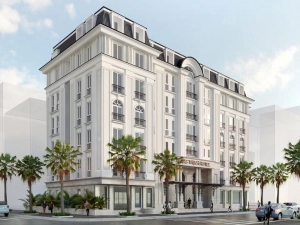 Cửa vòm nhôm kính Eurowindow “tô điểm” nét cổ điển trên kiến trúc Pháp