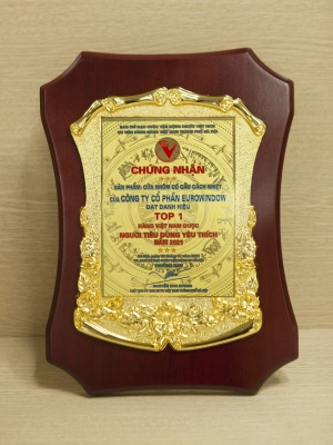  Tôn vinh sản phẩm Eurowindow trong TOP 1 “Hàng Việt Nam được người tiêu dùng yêu thích”