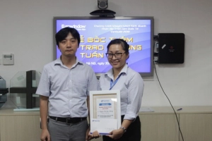  Bốc thăm và trao thưởng nhân viên kinh doanh tuần 7, tuần 8 chương trình khuyến khích nội bộ từ 28/03 đến 20/06/2018