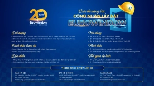  Eurowindow tổ chức thi nâng bậc thợ khối thi công năm 2022
