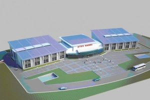  Eurowindow cung cấp hệ vách nhôm kính lớn choTrung tâm kiểm soát không lưu Hà Nội