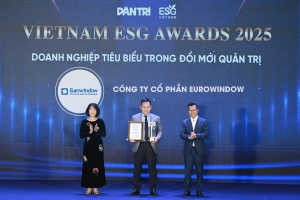  vietnam ESG Awards: Eurowindow tiếp tục được vinh danh năm thứ hai liên tiếp