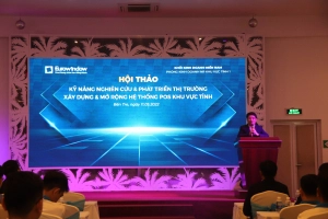  Hội thảo đào tạo “Kỹ năng nghiên cứu - phát triển thị trường và Xây dựng - mở rộng hệ thống POS khu vực tỉnh”