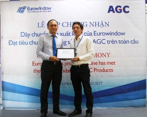 Dây chuyền sản xuất kính Eurowindow đạt tiêu chuẩn AGC trên toàn cầu