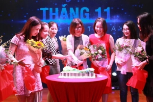 Chương trình mừng sinh nhật CBNV tháng 11/2018 - nét đẹp văn hóa Eurowindow
