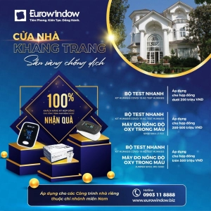  Eurowindow tặng quà bảo vệ sức khỏe cho khách hàng khu vực miền Nam
