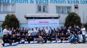  EUROWINDOW TIẾP ĐÓN THIET THACH GROUP THAM QUAN THỰC TẾ NHÀ MÁY 2