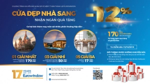  Eurowindow khuyến mãi lớn nhân kỷ niệm 17 năm thành lập