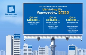  CÔNG BỐ GIẢI THƯỞNG ĐẠI SỨ THƯƠNG HIỆU EUROWINDOW 2022