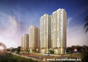  Eurowindow tiếp tục thi công tại dự án Nhà ở cho cán bộ chiến sĩ Bộ Công an