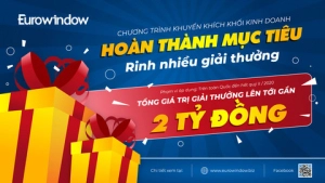  Eurowindow phát động chương trình thi đua kinh doanh: “Hoàn thành mục tiêu – Rinh nhiều giải thưởng”