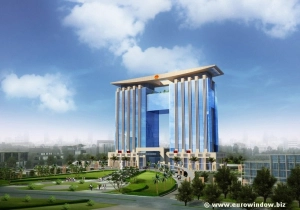 Trung tâm chính trị - hành chính tỉnh Bình Dương dùng hệ vách nhôm kính lớn của Eurrowindow