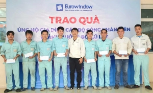  Eurowindow sẻ chia cùng CBCNV miền Trung bị thiệt hại do mưa lũ