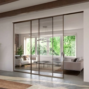  Vì sao công trình hiện tại lựa chọn cửa Slim ray treo