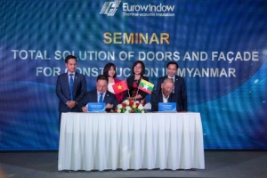  Eurowindow giới thiệu sản phẩm rộng rãi tại Myanmar thông qua hội thảo “Giải pháp tổng thể về cửa và vách dựng cho ngành xây dựng”
