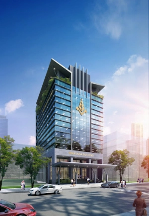  Trụ sở văn phòng Vinataba hiện đại cùng cửa và vách kính Eurowindow