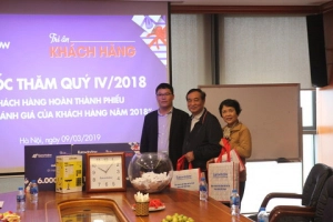  Chương trình bốc thăm và trao thưởng cho khách hàng hoàn thành phiếu ý kiến đánh giá Quý IV/2018