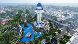  ẤN TƯỢNG KIẾN TRÚC THÁP HẢI ĐĂNG – KHU NHÀ Ở THE LIGHT CITY (VŨNG TÀU)