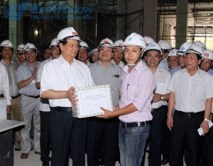 Thủ tướng Chính phủ thị sát công trình Nhà Quốc hội