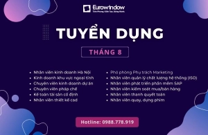  BẢN TIN TUYỂN DỤNG THÁNG 8