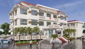  Sản phẩm Eurowindow hoàn thiện diện mạo mới của trụ sở làm việc của Huyện ủy Trà Bồng (Quảng Ngãi)