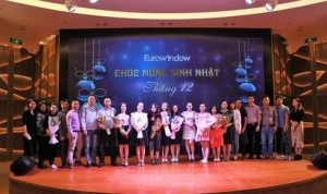  Eurowindow mừng sinh nhật cán bộ nhân viên tháng 12/2018