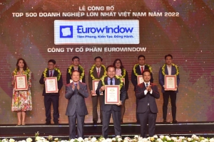 Eurowindow – 12 năm liên tiếp được được vinh danh Top 500 Doanh nghiệp tư nhân lớn nhất Việt Nam