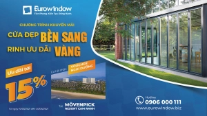  Eurowindow tưng bừng khuyến mãi tại khu vực miền Trung