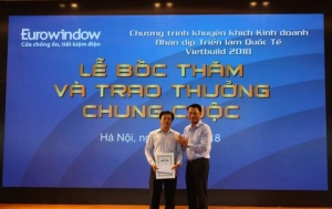  Lễ bốc thăm và trao thưởng chung cuộc chương trình khuyến khích Kinh doanh nhân dịp Triển lãm Quốc tế Vietbuild 2018