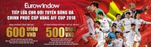  Eurowindow tặng thưởng hơn nửa tỷ đồng cho cầu thủ Việt Nam ghi bàn thắng đầu tiên tại Chung kết AFF Cup 2018