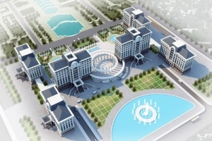  Eurowindow thi công vách nhôm kính lớn cho Trụ sở các cơ quan tỉnh Lai Châu