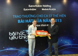 Eurowindow Holding, Eurowindow và Melinh PLAZA trao thưởng 1 tỷ đồng cho ca sĩ Đàm Vĩnh Hưng