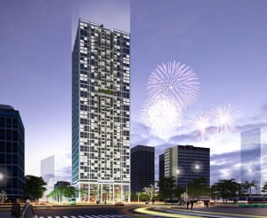  Eurowindow thi công hệ thống cửa và vách kính của dự án Hanoi Landmark 51