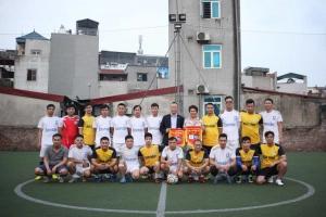  Giao hữu bóng đá giữa Công ty CP Eurowindow và Công ty TNHH Tập đoàn Xây dựng Delta