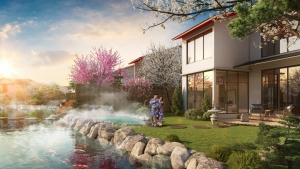  Cửa và vách kính Eurowindow mở ra “tiên cảnh trần gian” tại biệt thự khoáng nóng Yoko Onsen Quang Hanh